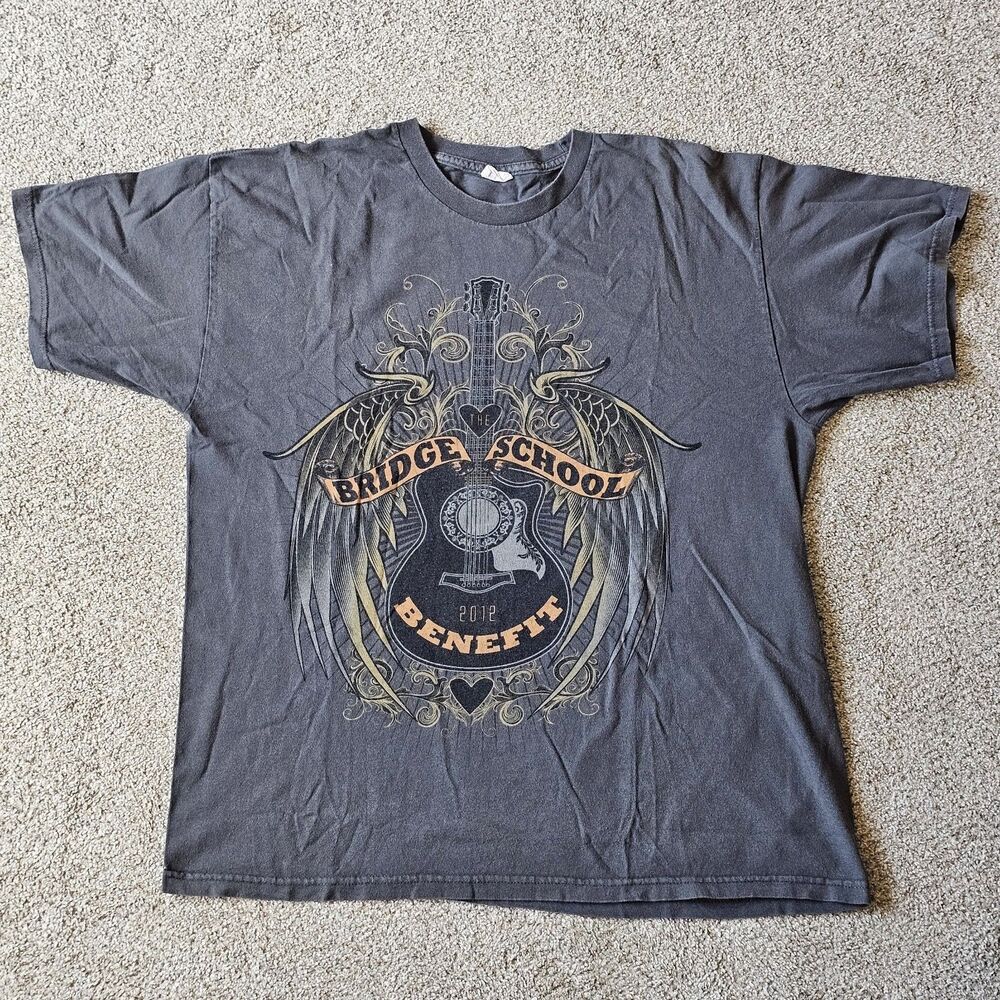 Bridge School Benefit 2012 Concert T-Shirt Alstyle Size XL Neil Young